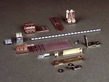 Messing, Kumpfer und Edelstahl Werkstoffe mit federeigenschaft, gefertigt mit der Wanzke Umformtechnologie