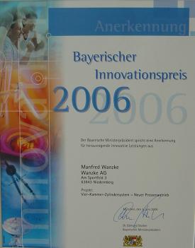 Bayerischer Innovationspreis 2006